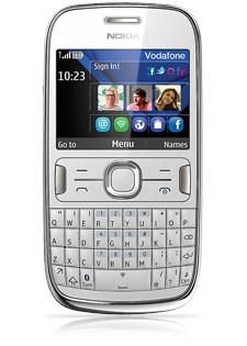 Asha 302 White1